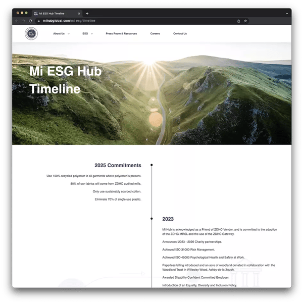 ESG Timeline Preview